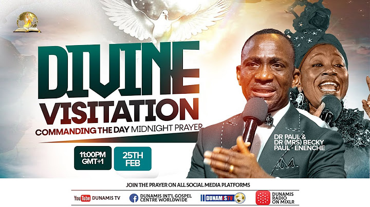 COMMANDING THE DAY || DIVINE VISITATION-REBROADCAST || 26-02-2025