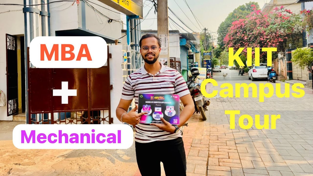 💚KIIT University MBA & Mechanical Campus tour // Preparation of Kiit Fest 9.0❤️✨@KIIT_University 