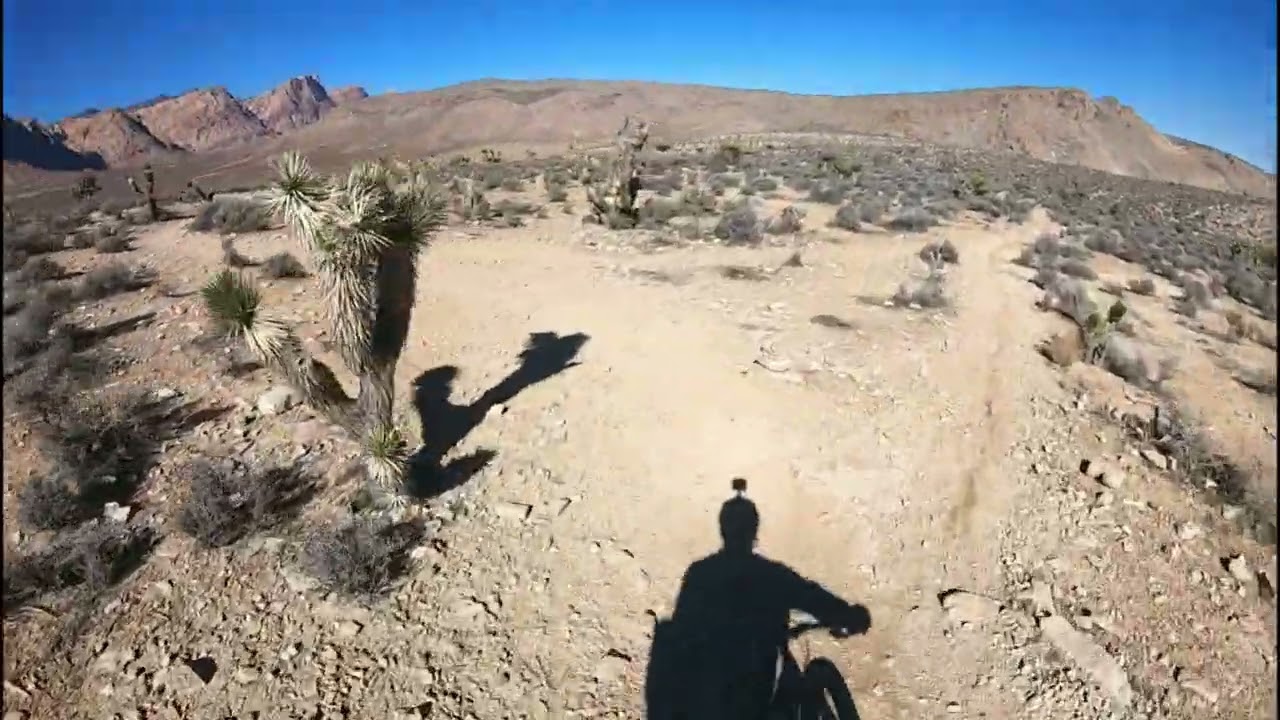 Come along for a ride on the Lawnmore Trail in Blue Diamond, Nevada! 🌵🚵‍♂️