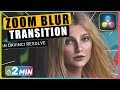 SMOOTH ZOOM BLUR Transition in DaVinci Resolve