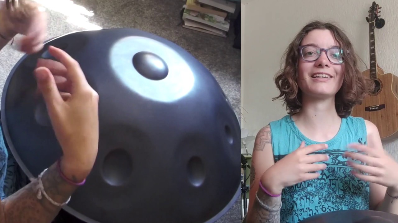 Handpan Exercise: 3 finger roll (LEVEL2) // UPBEAT: Handpan workshop