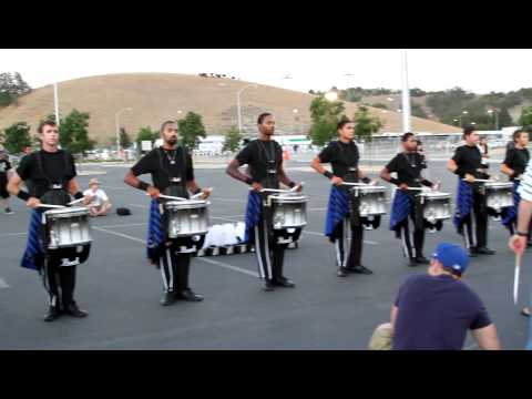 Blue Devils Drumline 2012 in the lot