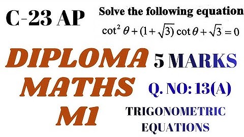 Trigonometric equations@maths naresh eclass