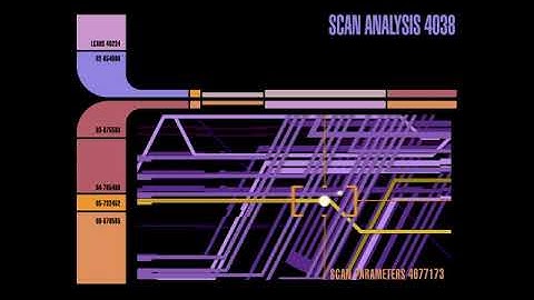 Enterprise-E Monitor Animation 05 (Optical Data Network Scan)