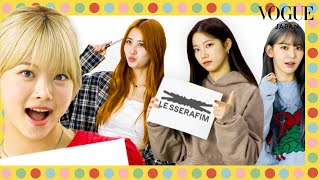 LE SSERAFIMはお互いのことをどれだけ知ってる？ | The Game Show | VOGUE JAPAN