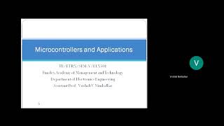 Lecture 1 Introduction to Microcontroller Overview MCS 51