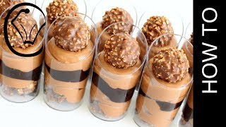 Eggless Nutella Cheesecake Dessert Shooters by Cupcake Savvy's Kitchen