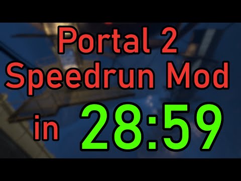 Portal 2 Speedrun Mod in 28:59