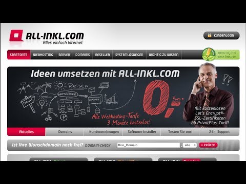 All-Inkl Domain registrieren - Ganz Einfach [Tutorial]