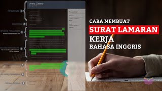 CARA MEMBUAT SURAT LAMARAN KERJA BAHASA INGGRIS