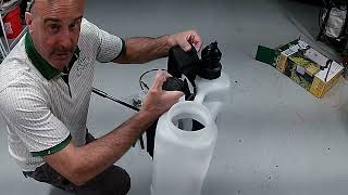 VID 1 unboxing harbor freight Greenwood 4 gallon home and garden backpack sprayer