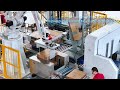 "Discover our automated corrugated cardboard pallet stacking system ，end-of-automation packing line