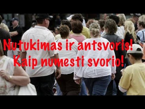 Video: Numesti Svorio Vienu Ypu