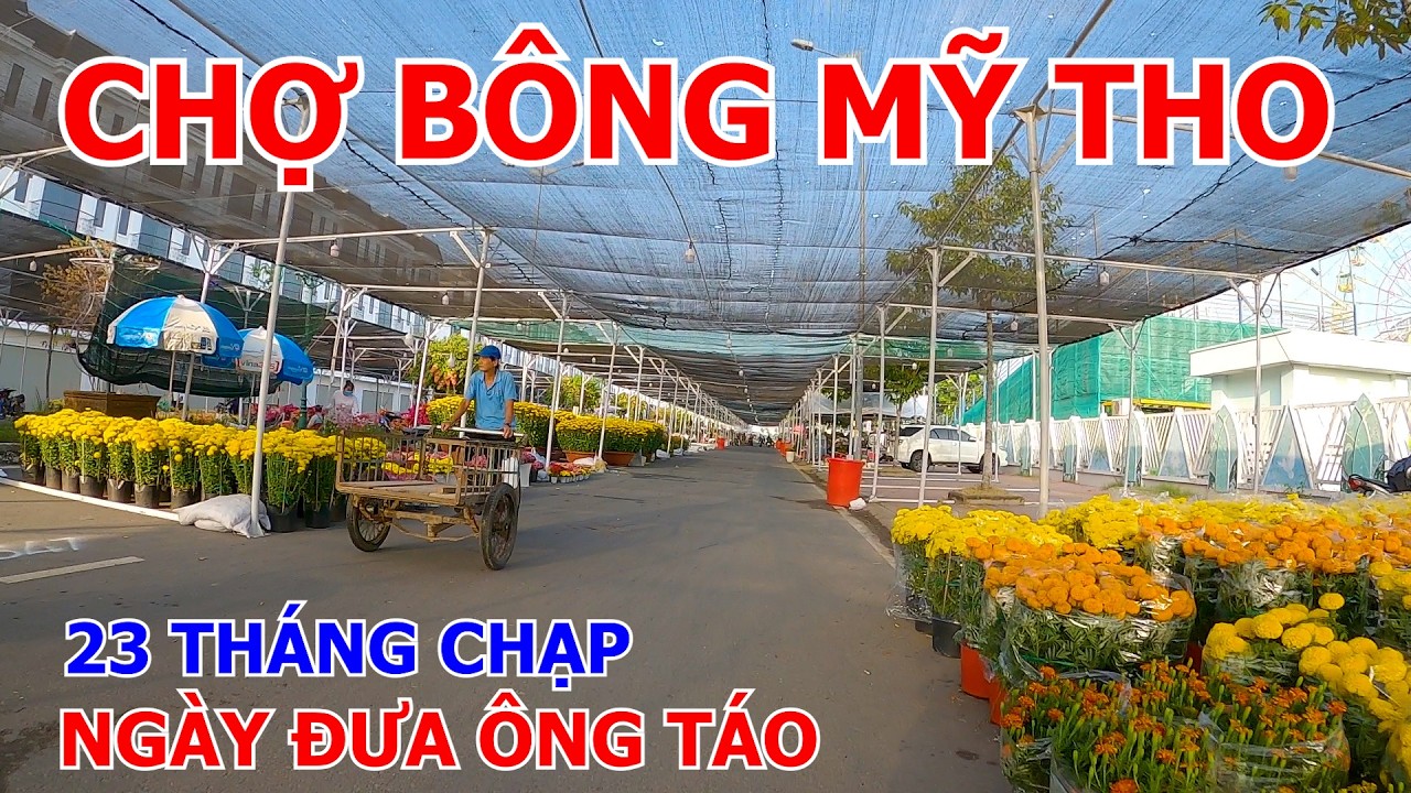 CHỢ BÔNG MỸ THO NGÀY GIÁP TẾT | TIỀN GIANG 10-02-2026