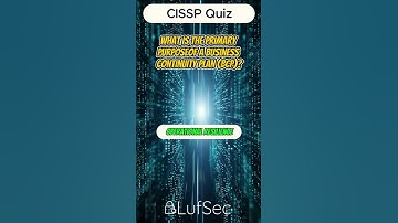 CISSP Quiz #quiz #cybersecurity