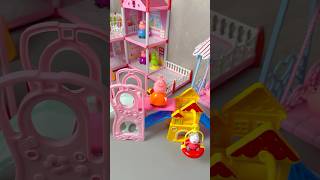 Satisfying With Unboxing & Review Peppa Pig Playing On Swings & Slide