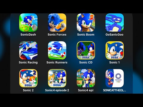 SonicDash,Sonic Forces,Sonic Boom 2,Go Sanic Goo,Sonic Racing,Sonic Runner,Sonic CD,Sonic 1,Sonic 2
