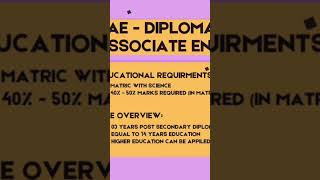 DAE Diploma Pakistan #electrical #mechanical #civil #dae #3yearsdiploma #education #careerguidance