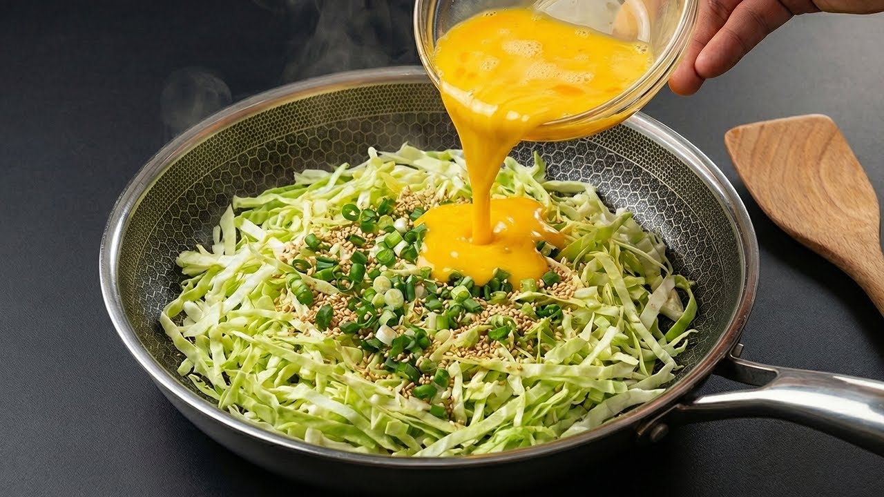 Просто Капуста и Яйца! Этот здоровый рецепт стал вирусным! Просто и Вкусно.