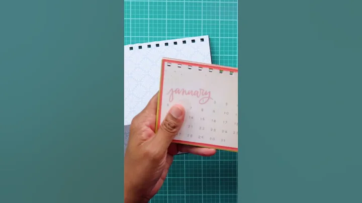 Get Ready for 2025 with My Cricut DIY Desk Calendar Tutorial #shorts #cricut