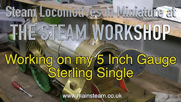 WORKING AT THE STEAM WORKSHOP - MY STIRLING SINGLE