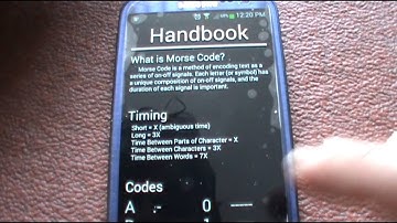 Review: Morse Code Trainer Android OS