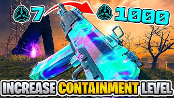 The FASTEST WAY to Max Your CONTAINMENT LEVEL in MW3 Zombies!