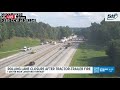 Rolling lane closure caused by tractor-trailer fire on I-285