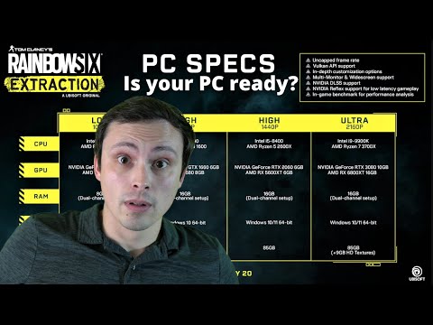 Rainbow 6 Extraction PC System Requirements Analysis