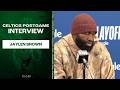 Jaylen Brown on Celtics Loss to Sixers in Game 2 | FULL Postgame Interview