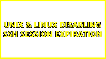 Unix & Linux: disabling ssh session expiration (2 Solutions!!)