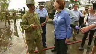 Sonya Artero Reporting: Australia Cyclone 110204