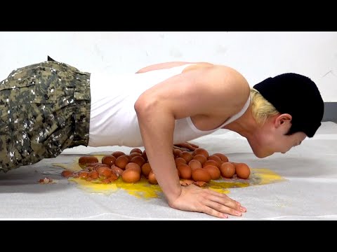 실패하면 날계란 다 터짐(Nonstop 100 <strong>PUSH</strong> UP <strong>Challenge</strong>)