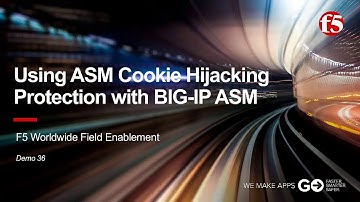 This video is no longer current: Using ASM Cookie Hijacking Protection