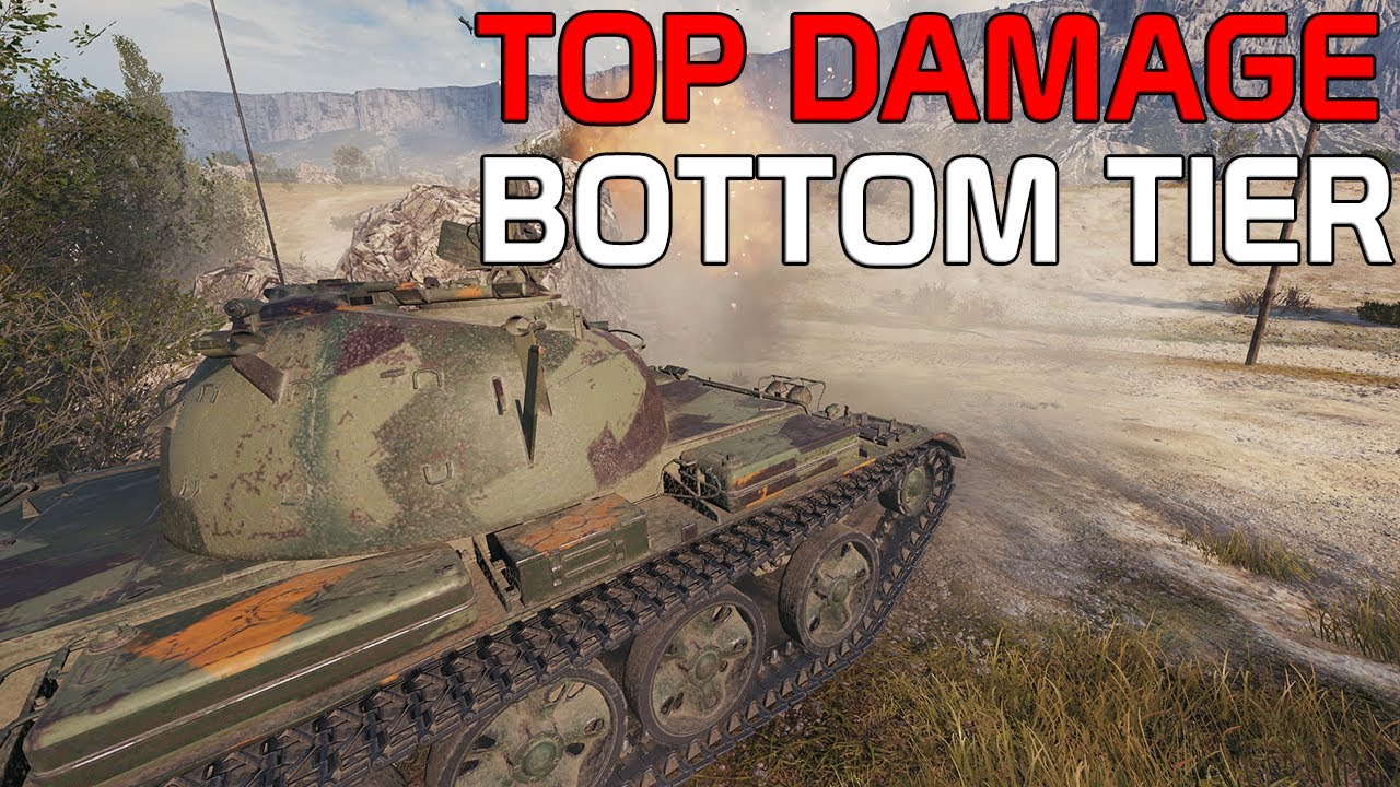 Top damage, Bottom Tier as a Light Tank? Easy! World of Tanks YouTube