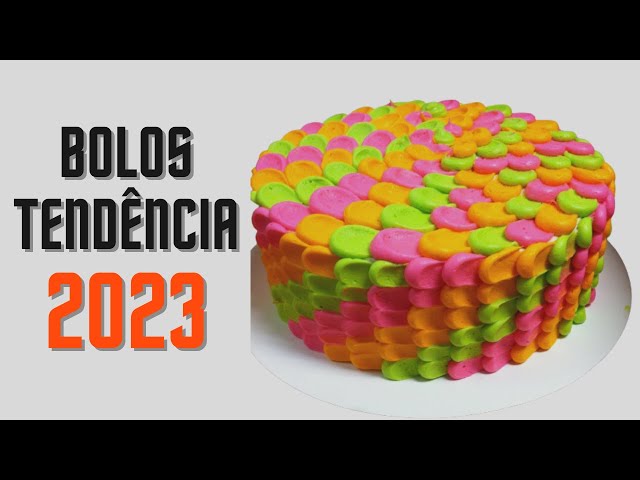 10 TENDÊNCIAS DE BOLOS PARA 2023 