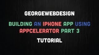 Building An iPhone App Using Appcelerator Titanium Part 3 - Upload image To Server
