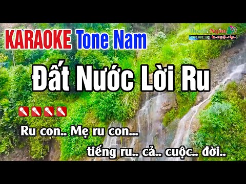 Karaoke Đất Nước Lời Ru - Đất Nước Lời Ru Karaoke Tông Nam | Karaoke Nhạc Sống Thanh Ngân 2022 - Beat Chất Lượng Cao