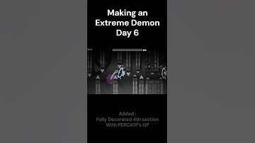 Extreme Demon DAY 6 | IMPORTANT NEWS | #geometrydash #gdupdate #gd #gddemon #gmd #shorts #gaming