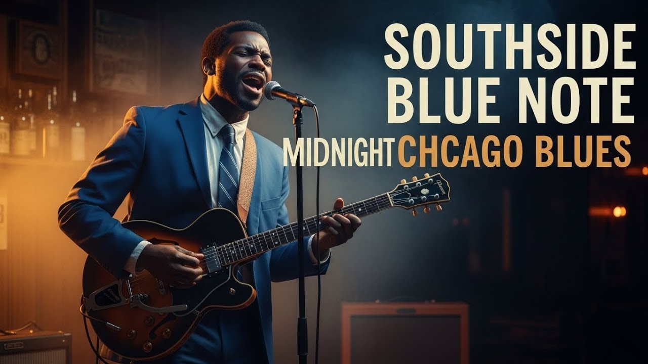 Relaxing Chicago Blues Guitar | Slow Electric Blues for Late Night