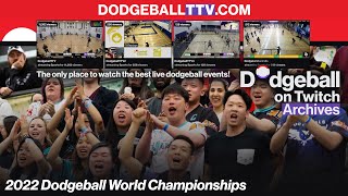 2022 Dodgeball World Championships | Cloth Day 3 | Part 1