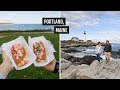 The BEST day in Portland, Maine (Trying local FOOD + visiting Old Port & Fort Williams Park)