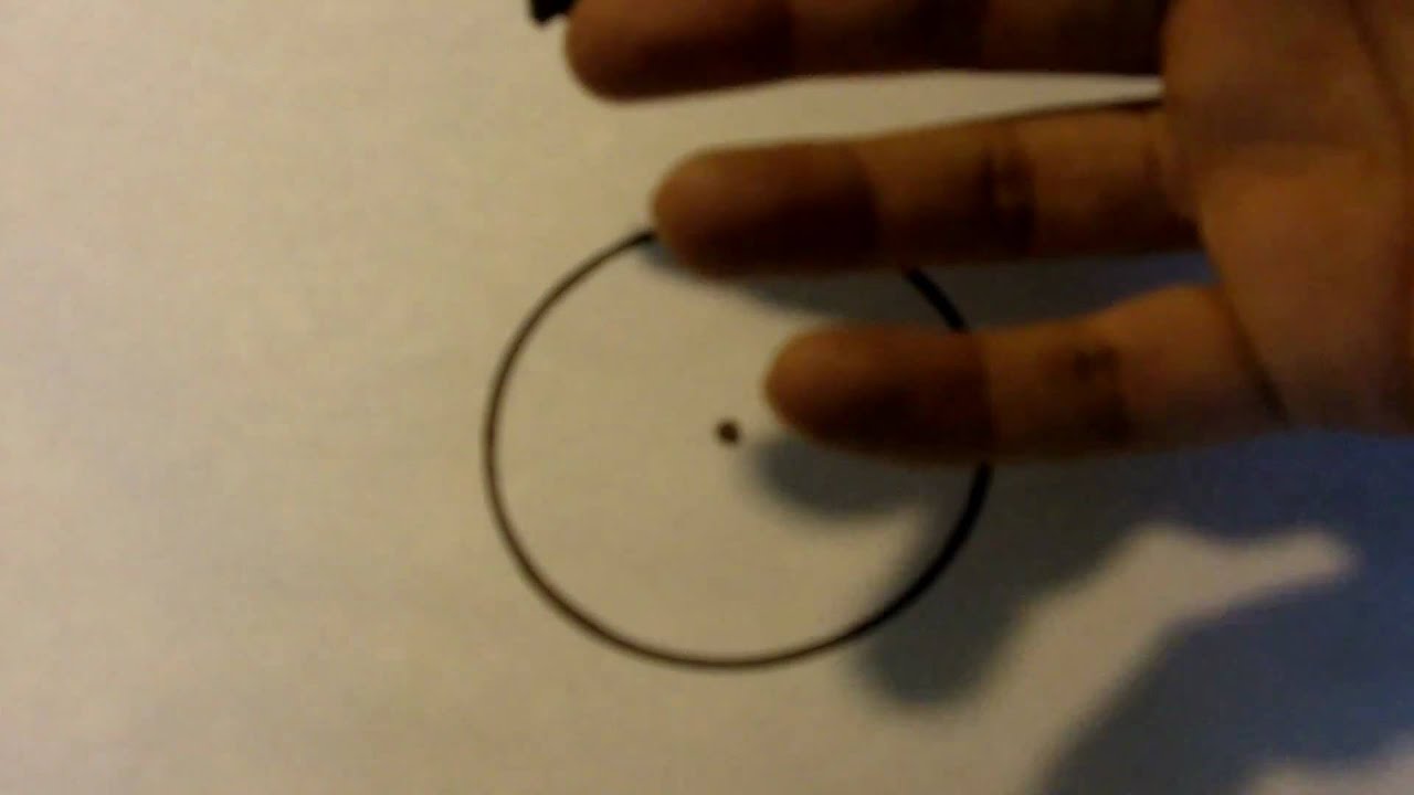 How to Make a Circle with/on Paper YouTube
