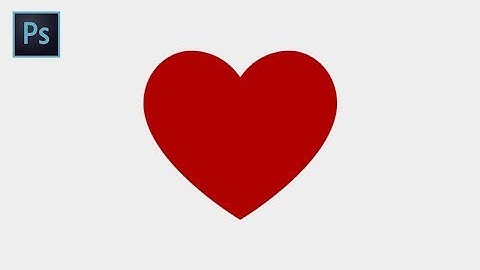 Learn how to create a Facebook heart emoji in Adobe Photoshop