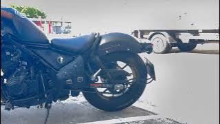 Takumi oldalsó rendszámtartó - Honda Rebel 500
