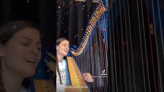 Last Christmas -wham! Harp cover