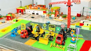Unboxing Mainan Tower Crane dan Alat Proyek Anak | Belajar Nama Kendaraan Konstruksi! #mainananak