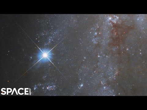 Fading supernova spied by Hubble in amazing time-lapse
