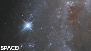 Fading supernova spied by Hubble in amazing time-lapse
