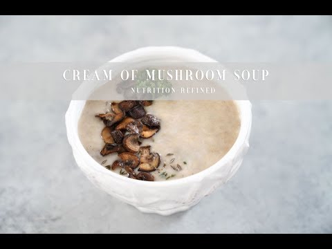 Cream of Mushroom Soup - 2 Versions | Vegan, Paleo, Keto